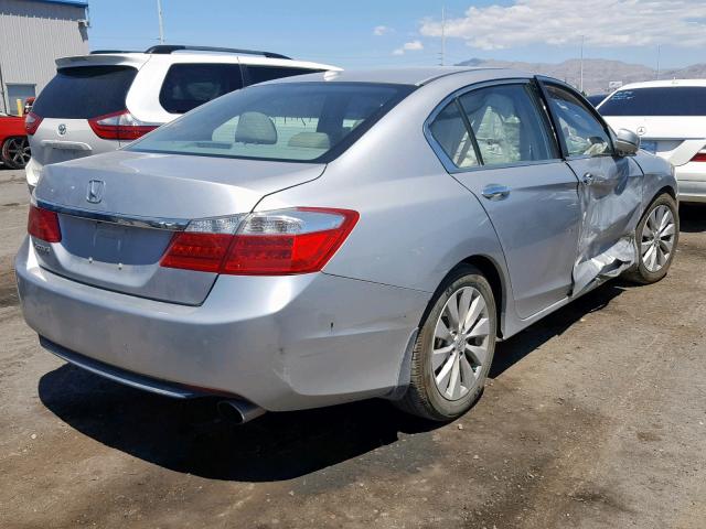 1HGCR2F84FA018579 - 2015 HONDA ACCORD EXL SILVER photo 4