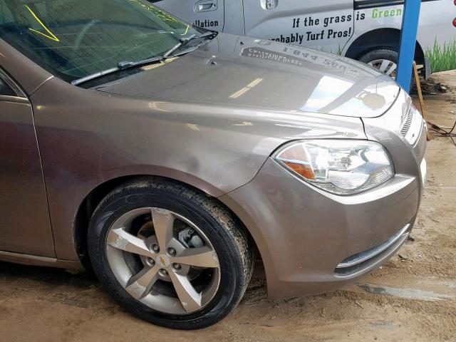 1G1ZC5EU1BF145662 - 2011 CHEVROLET MALIBU 1LT 棕色 照片 9