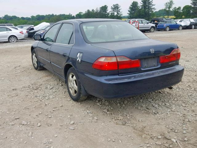 1HGCG6684YA026522 - 2000 HONDA ACCORD EX BLUE photo 3