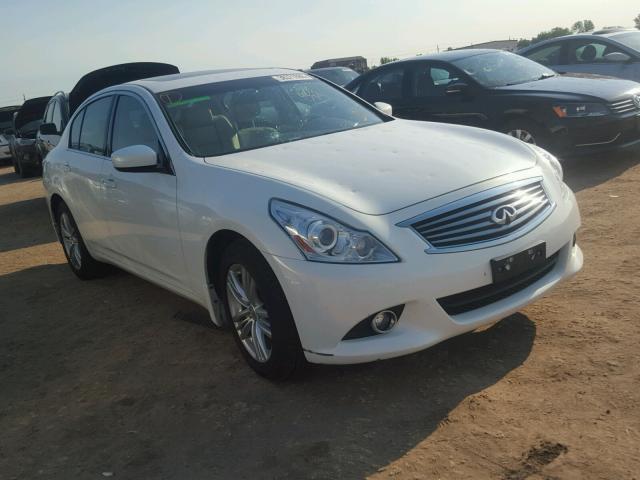 JN1CV6AR5CM681805 - 2012 INFINITI G37 WHITE photo 1