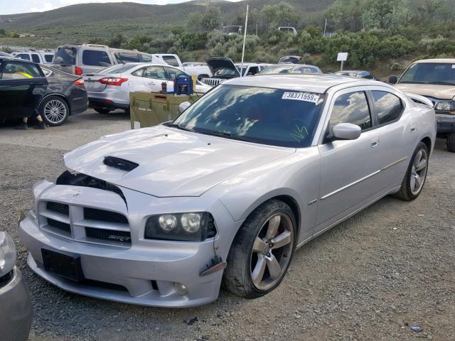 2B3KA73W07H685171 - 2007 DODGE CHARGER SR SILVER photo 2