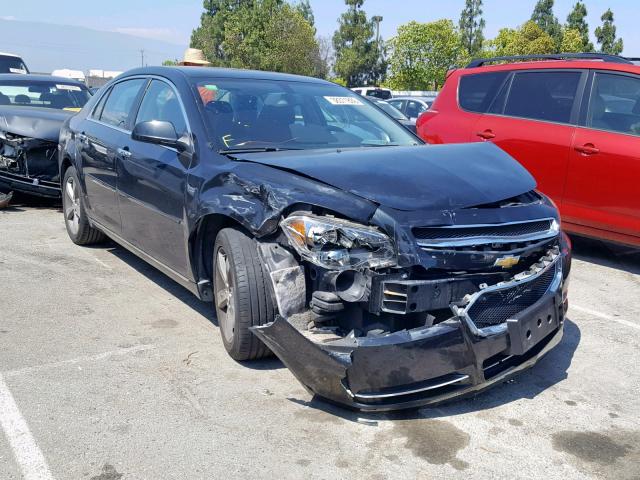 1G1ZC5E06CF240801 - 2012 CHEVROLET MALIBU 1LT BLACK photo 1