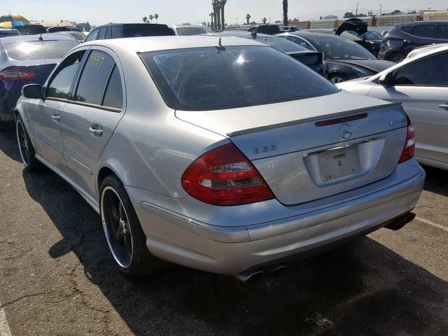 WDBUF76J75A669259 - 2005 MERCEDES-BENZ E 55 AMG SILVER photo 3