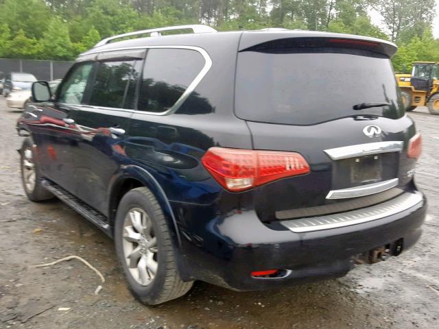 JN8AZ2NEXD9041106 - 2013 INFINITI QX56 BLACK photo 3