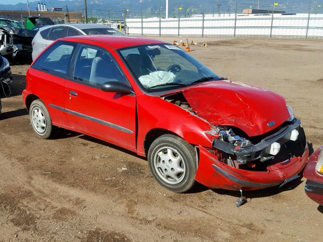 2C1MR2294T6747172 - 1996 GEO METRO BASE RED photo 1