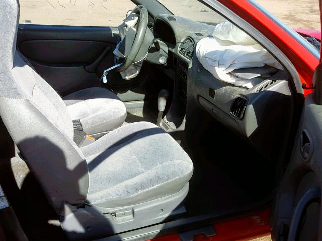 2C1MR2294T6747172 - 1996 GEO METRO BASE RED photo 5