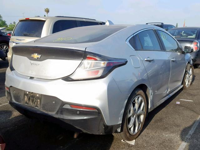 1G1RB6S56HU105720 - 2017 CHEVROLET VOLT PREMI SILVER photo 4