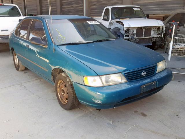 1N4AB41D2VC754049 - 1997 NISSAN SENTRA XE GREEN photo 1