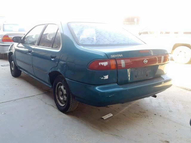 1N4AB41D2VC754049 - 1997 NISSAN SENTRA XE GREEN photo 3