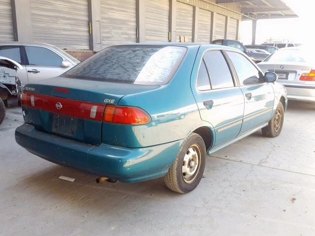 1N4AB41D2VC754049 - 1997 NISSAN SENTRA XE GREEN photo 4