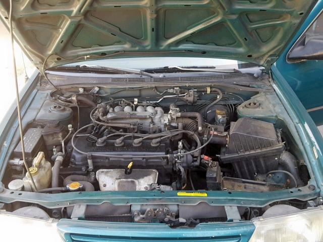 1N4AB41D2VC754049 - 1997 NISSAN SENTRA XE GREEN photo 7