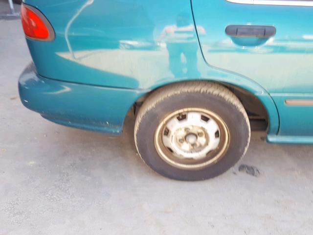 1N4AB41D2VC754049 - 1997 NISSAN SENTRA XE GREEN photo 9