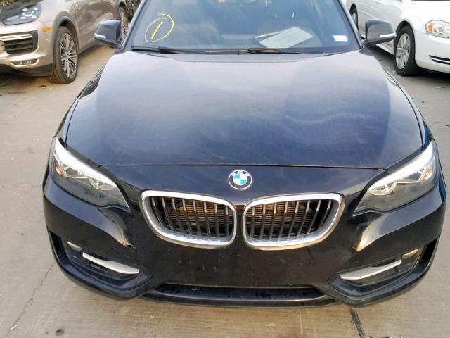 WBA1F9C55GV544566 - 2016 BMW 228 I BLACK photo 7