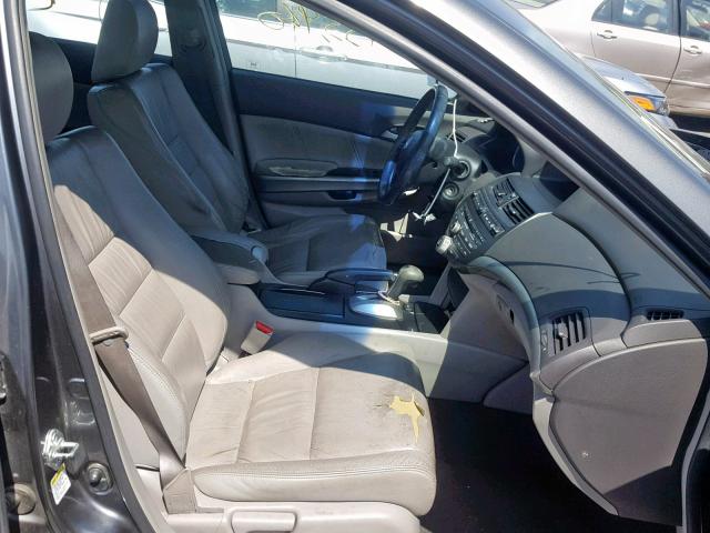 JHMCP26839C017810 - 2009 HONDA ACCORD EXL GRAY photo 5