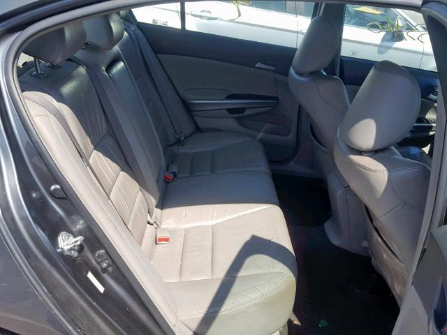 JHMCP26839C017810 - 2009 HONDA ACCORD EXL GRAY photo 6