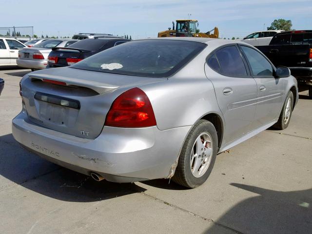 2G2WP552X71212274 - 2007 PONTIAC GRAND PRIX GRAY photo 4