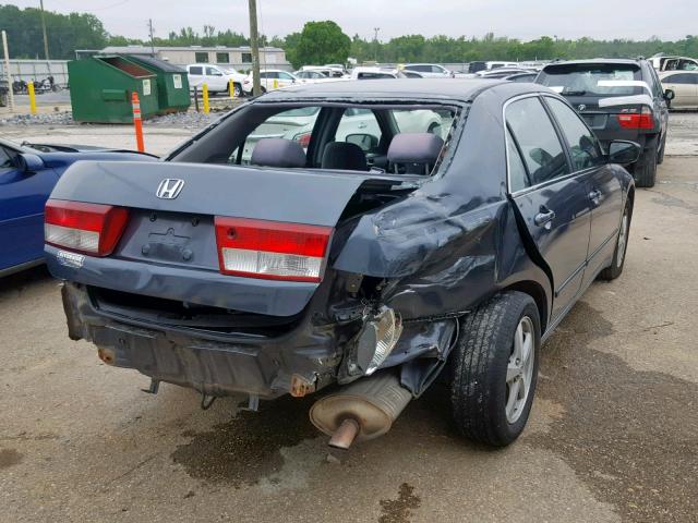 1HGCM56604A073896 - 2004 HONDA ACCORD EX BLUE photo 4