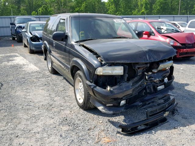 1GNCS18W82K154248 - 2002 CHEVROLET BLAZER BLACK photo 1