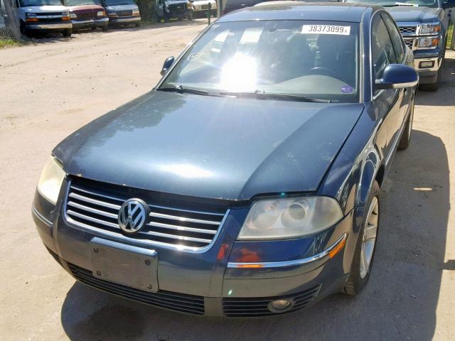 WVWRH63B14P155797 - 2004 VOLKSWAGEN PASSAT GLX BLUE photo 9