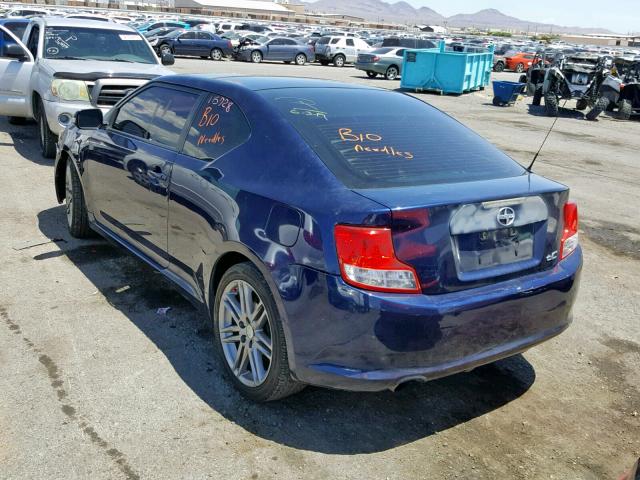 JTKJF5C73D3047576 - 2013 TOYOTA SCION TC ლურჯი ფოტო 3