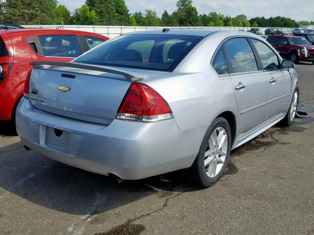 2G1WC5E38C1309041 - 2012 CHEVROLET IMPALA LTZ SILVER photo 4