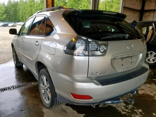 JTJHW31U060016032 - 2006 LEXUS RX 400 SILVER photo 3