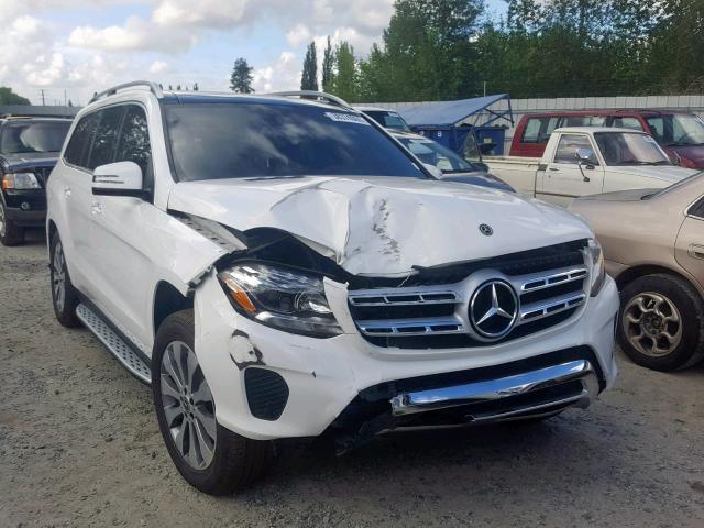 4JGDF6EE7KB225896 - 2019 MERCEDES-BENZ GLS 450 4M WHITE photo 1