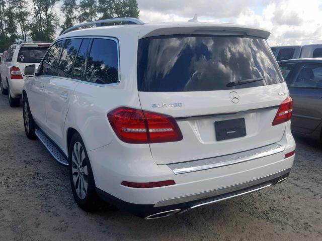 4JGDF6EE7KB225896 - 2019 MERCEDES-BENZ GLS 450 4M WHITE photo 3