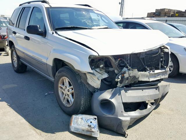 1J4GX48N74C416529 - 2004 JEEP GRAND CHER SILVER photo 1