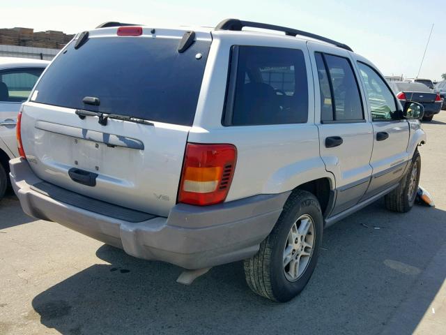 1J4GX48N74C416529 - 2004 JEEP GRAND CHER SILVER photo 4