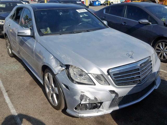 WDDHF5GB4AA068261 - 2010 MERCEDES-BENZ E 350 SILVER photo 1