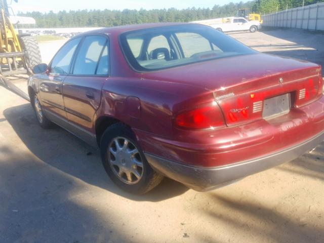 2G4WF551X31162701 - 2003 BUICK REGAL GS BURGUNDY photo 9