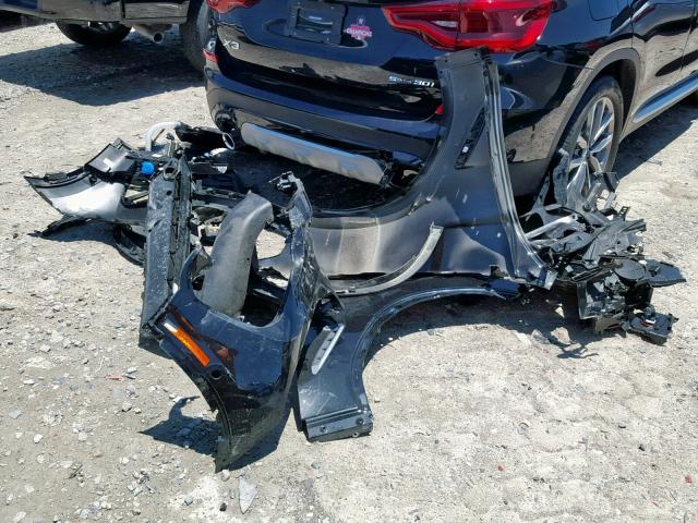 5UXTR7C52KLE98529 - 2019 BMW X3 SDRIVE3 Қара фото 9