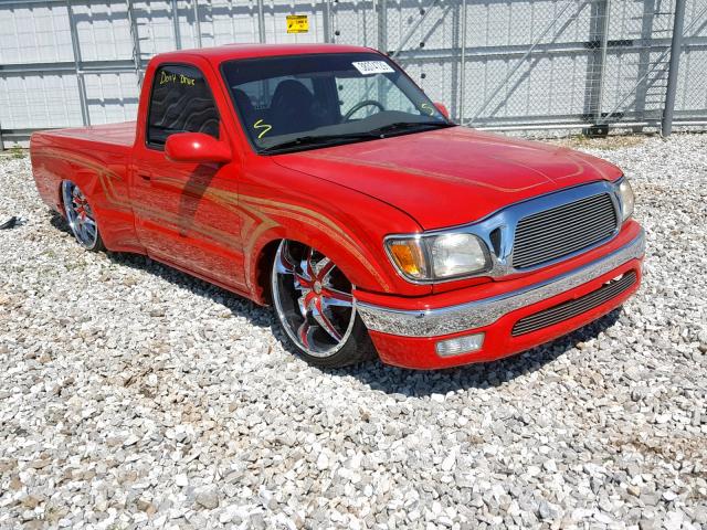 5TENL42N21Z759957 - 2001 TOYOTA TACOMA RED photo 1