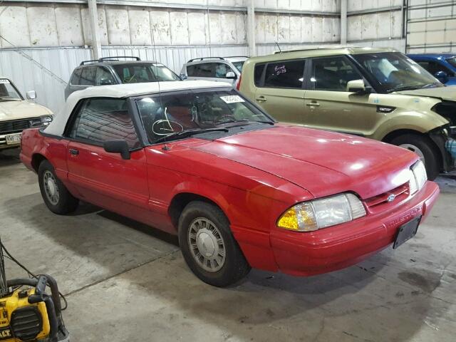 1FACP44M5NF172807 - 1992 FORD MUSTANG LX RED photo 1