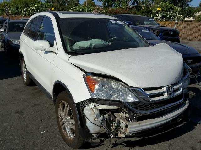 5J6RE4H75BL040460 - 2011 HONDA CR-V EXL WHITE photo 1