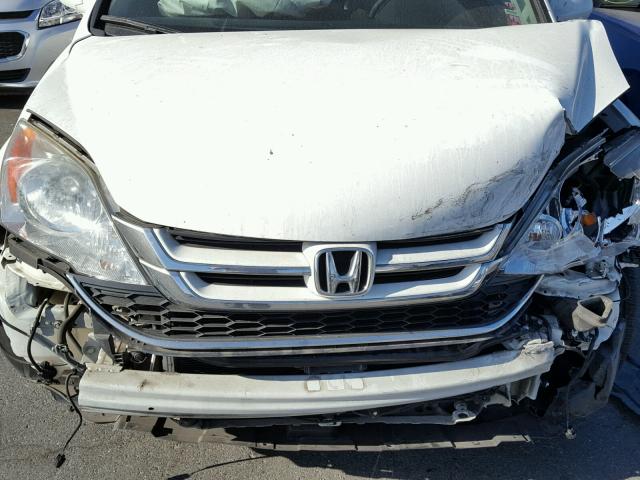 5J6RE4H75BL040460 - 2011 HONDA CR-V EXL WHITE photo 7