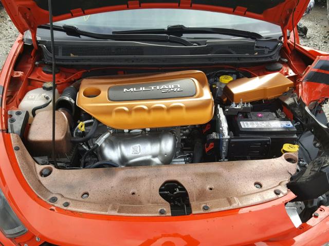 1C3CDFBB8GD635526 - 2016 DODGE DART SXT ORANGE photo 7