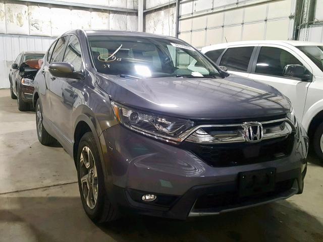 2HKRW2H83JH629025 - 2018 HONDA CR-V EXL GRAY photo 1