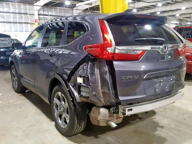 2HKRW2H83JH629025 - 2018 HONDA CR-V EXL GRAY photo 3