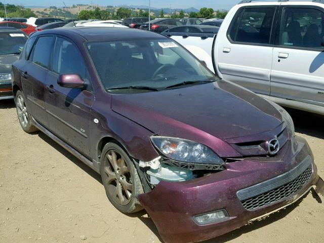 JM1BK344571670925 - 2007 MAZDA 3 HATCHBAC PURPLE photo 1