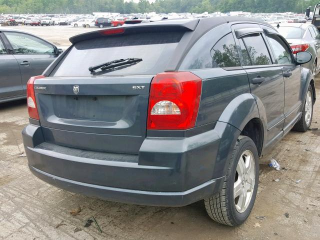 1B3HB48BX7D328315 - 2007 DODGE CALIBER SX CHARCOAL photo 4