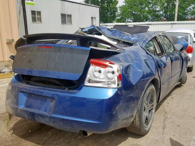 2B3KA33V39H583379 - 2009 DODGE CHARGER SX BLUE photo 4