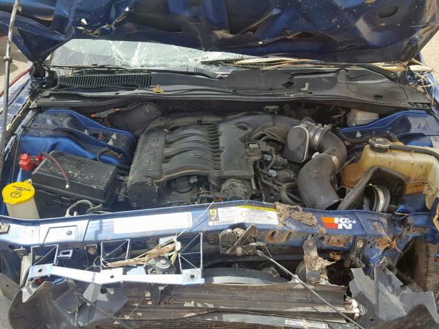 2B3KA33V39H583379 - 2009 DODGE CHARGER SX BLUE photo 7