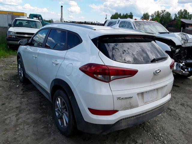 KM8J3CA48JU688480 - 2018 HYUNDAI TUCSON SEL WHITE photo 3