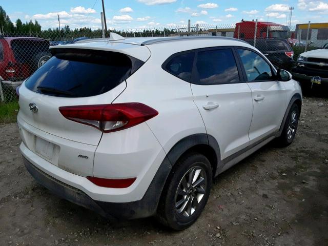 KM8J3CA48JU688480 - 2018 HYUNDAI TUCSON SEL WHITE photo 4