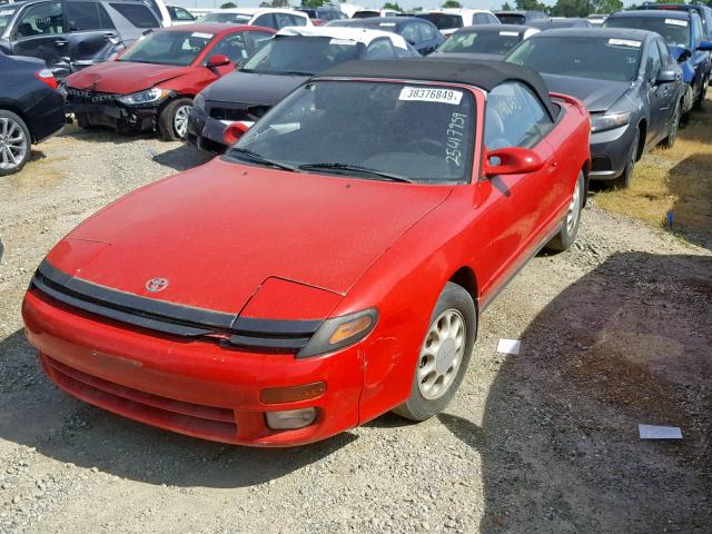 JT5ST87KXP0147759 - 1993 TOYOTA CELICA GT RED photo 2