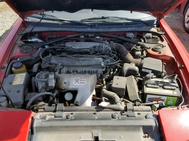 JT5ST87KXP0147759 - 1993 TOYOTA CELICA GT RED photo 7