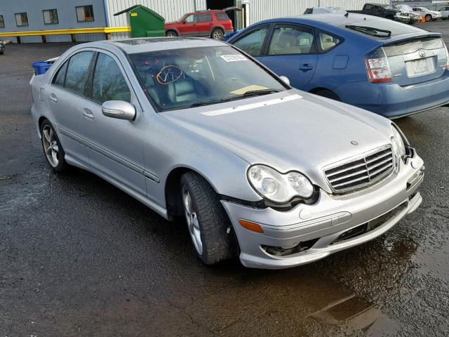 WDBRF40J85F683025 - 2005 MERCEDES-BENZ C 230K SPO SILVER photo 1