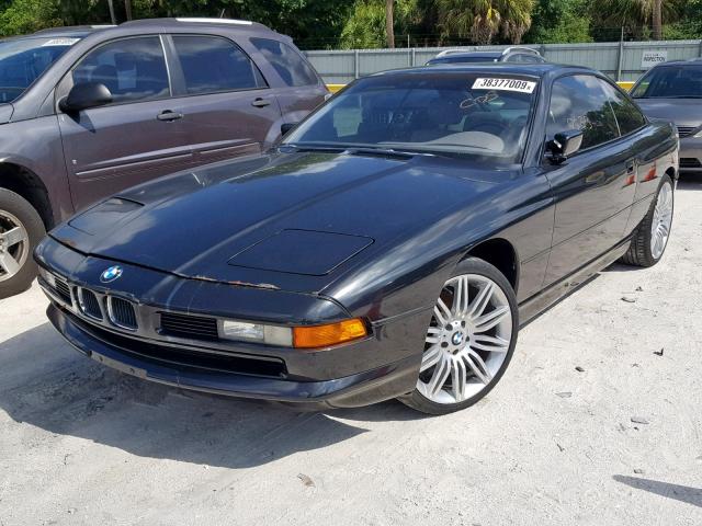 WBAEG2315MCB73731 - 1991 BMW 850 I AUTO BLACK photo 2